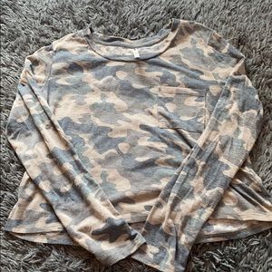 Cropped Camo Top